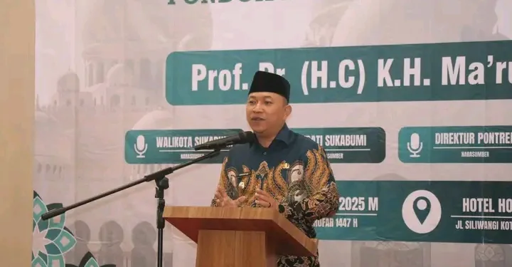 Wabup Hadiri Halaqah Alim Ulama dan Pengukuhan Forum Pesantren Sukabumi Bangkit