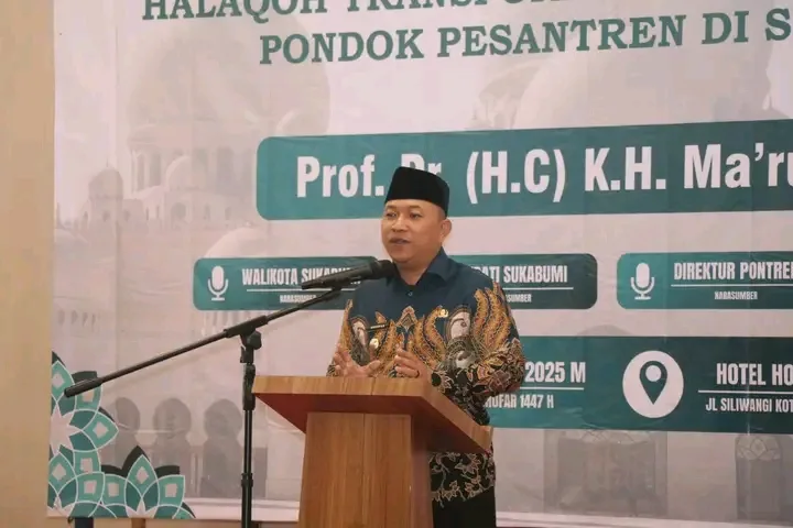 Wabup Hadiri Halaqah Alim Ulama dan Pengukuhan Forum Pesantren Sukabumi Bangkit