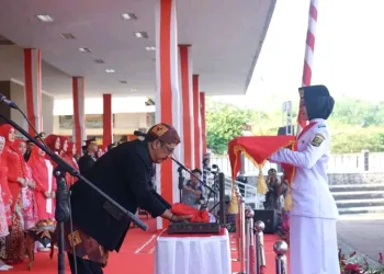 Bupati Sukabumi Pimpin Upacara HUT ke-80 RI, Paparkan Capaian 100 Hari Kerja