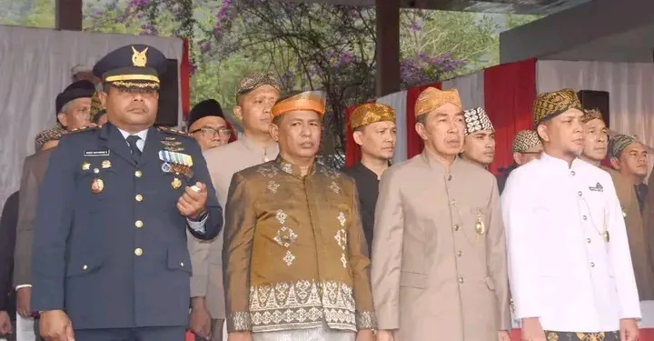 Upacara Penurunan Bendera HUT ke-80 RI di Sukabumi, Wabup Andreas: Refleksi Perjuangan Para Pahlawan