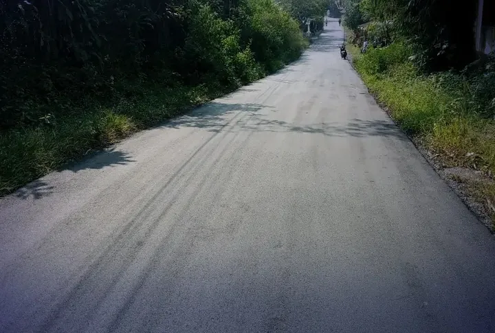 Dinas PU Sukabumi Aspal Hotmix Jalan Sundawenang–Bojonggenteng Sepanjang 1,47 Km