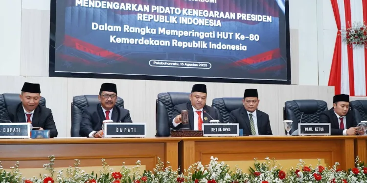 DPRD Sukabumi Gelar Rapat Paripurna Dengarkan Pidato Kenegaraan Presiden RI