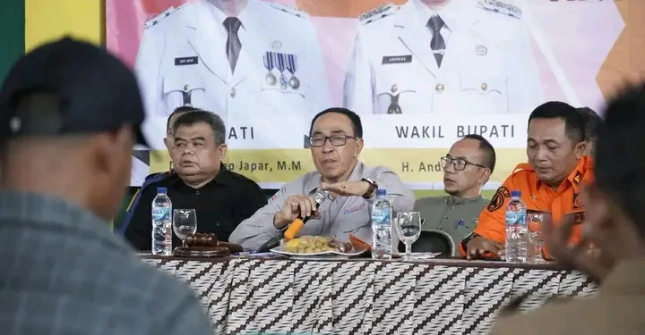 Sekda Sukabumi Resmikan Pembentukan Forum Pengurangan Risiko Bencana