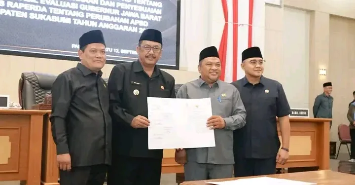 Paripurna DPRD Sukabumi Sahkan Hasil Evaluasi Gubernur atas Perubahan APBD 2025