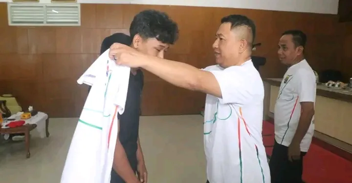 Wabup Sukabumi H. Andreas Resmi Lepas 180 Kontingen POPDA dan PEPARPEDA Jawa Barat 2025