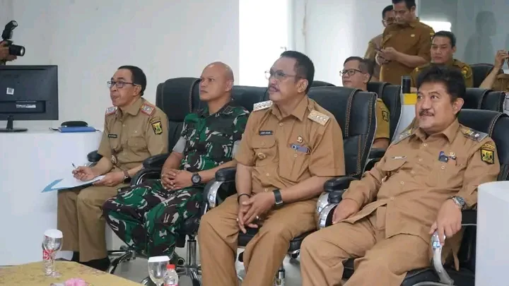 Pemkab Sukabumi Ikuti Rakor Nasional Pengendalian Inflasi 2025