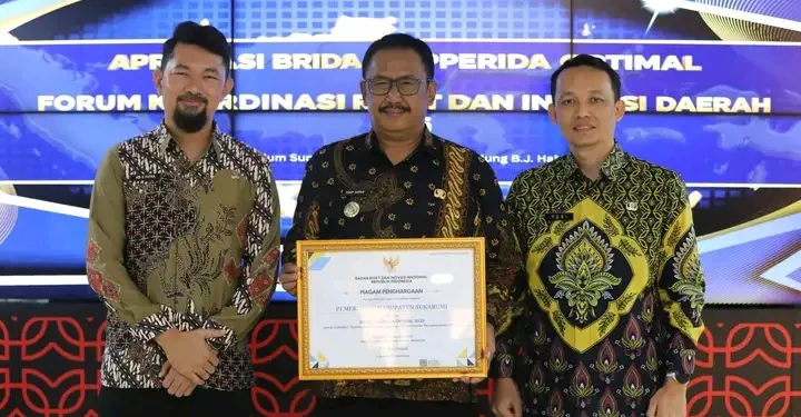 Kabupaten Sukabumi Raih Apresiasi BRIDA/BAPPERIDA Optimal 2025