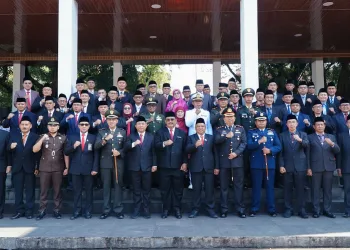 DRPD Kabupaten Sukabumi Melakukan Upacara Peringatan Hari Kesaktian Pancasila Tingkat Kabupaten Sukabumi Tahun 2025