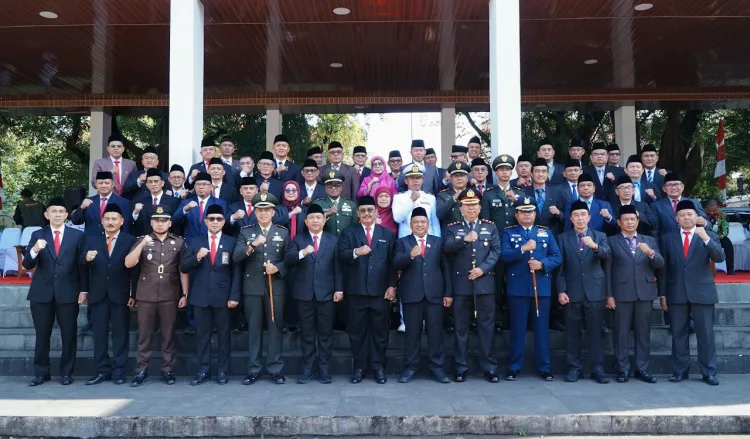 DRPD Kabupaten Sukabumi Melakukan Upacara Peringatan Hari Kesaktian Pancasila Tingkat Kabupaten Sukabumi Tahun 2025