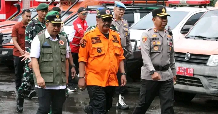 Polres Sukabumi Gelar Apel Kesiapsiagaan Bencana di Palabuhanratu