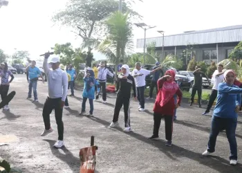 HUT Ke 54 KORPRI : Sosialisasi Senam dan Pertandingan Olahraga Dimulai