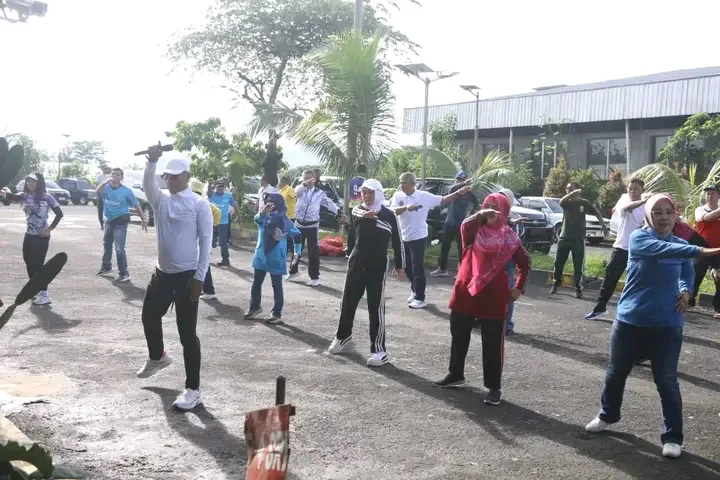 HUT Ke 54 KORPRI : Sosialisasi Senam dan Pertandingan Olahraga Dimulai