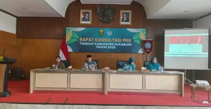 DPMD Buka Rapat Konsultasi PKK Tingkat Kabupaten Sukabumi