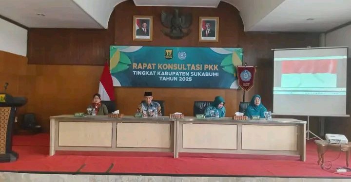 DPMD Buka Rapat Konsultasi PKK Tingkat Kabupaten Sukabumi