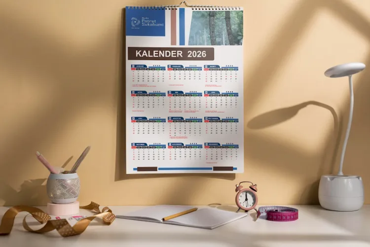 kalender 2026 dengan tanggal merah