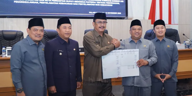 DPRD Kabupaten Sukabumi Tetapkan Propemperda 2026 dalam Paripurna ke-40