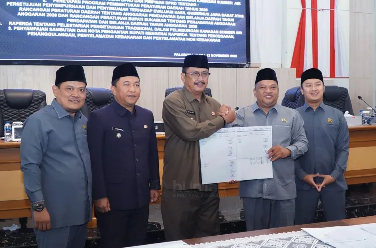DPRD Kabupaten Sukabumi Tetapkan Propemperda 2026 dalam Paripurna ke-40