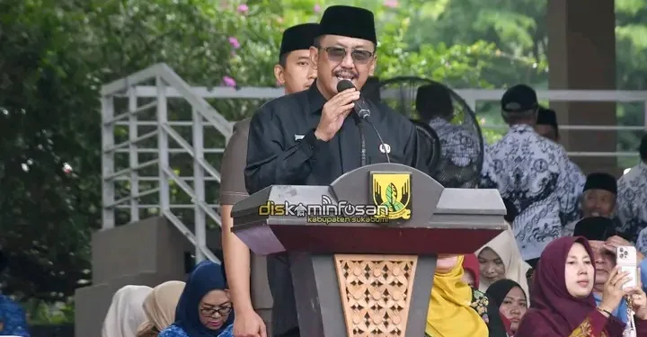 Bupati Sukabumi Lantik 8.164 PPPK Paruh Waktu di Cangehgar
