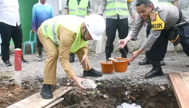 Wakil Bupati Sukabumi Dukung Pembangunan SPPG Polri