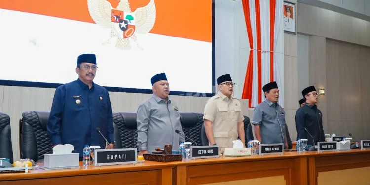 DPRD Sukabumi Gelar Rapat Paripurna Ke 43 Tahun Sidang 2025
