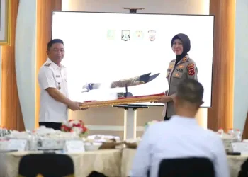 Forkopimda Kota dan Kabupaten Sukabumi Hadiri Pisah Sambut Kapolres