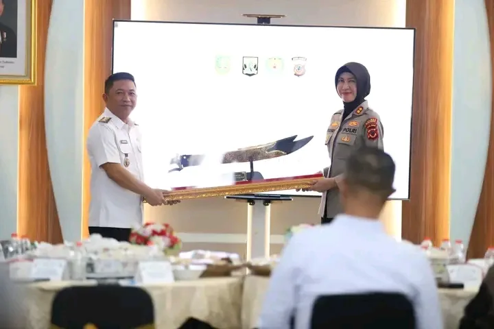 Forkopimda Kota dan Kabupaten Sukabumi Hadiri Pisah Sambut Kapolres