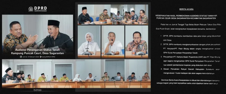 DPRD Bahas Penanganan Status Tanah di Kampung Puncak Ceuri