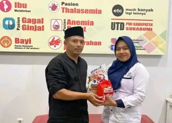 PMI Sukabumi Siapkan 400 Paket Beras dan Minyak Goreng untuk Pendonor Darah Ramadan