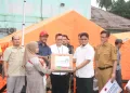 Buka Puasa Bersama Penyintas Bencana, Bupati Sukabumi Serahkan Bantuan Dana Hunian