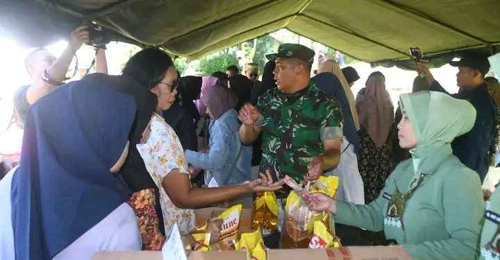 Bazar Ramadan Sukabumi Digelar Kodim 0622, Sediakan Sembako Murah dan Ruang UMKM