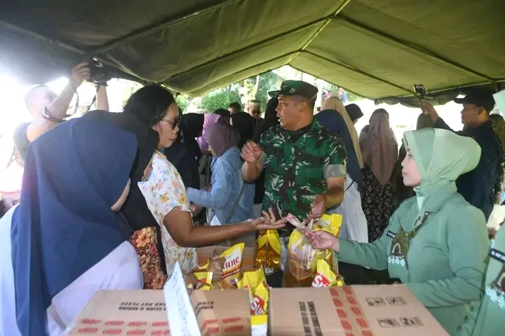 Bazar Ramadan Sukabumi Digelar Kodim 0622, Sediakan Sembako Murah dan Ruang UMKM