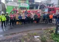 Dinas Pemadam Kebakaran Kabupaten Sukabumi Tangani Kebakaran 6 Rumah di Selabintana