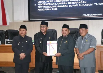 Paripurna DPRD Sukabumi, Bupati sampaikan capaian indikator makro pembangunan 2025