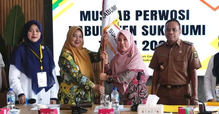 Rina Rosmaniar Japar terpilih sebagai ketua Perwosi Sukabumi 2026-2030