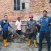 Dinas Pemadam Kebakaran dan Penyelamatan Evakuasi Ular Sanca di Palabuhanratu