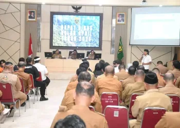 Rapat Dinas Pemkab Sukabumi April 2026, Bupati Tegaskan Disiplin ASN di Tengah Efisiensi Anggaran