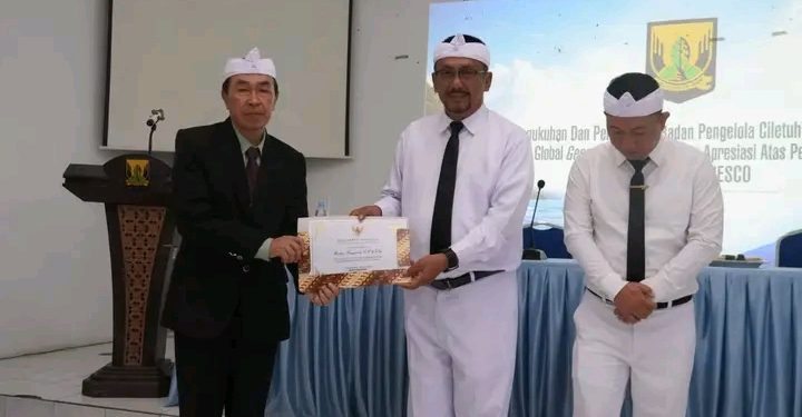 BP CPUGGp dikukuhkan, Bupati sebut geopark sebagai laboratorium pembangunan berkelanjutan