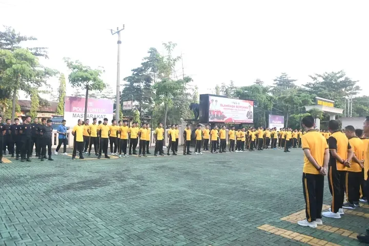 Polres Sukabumi dan Forkopimda gelar olahraga bersama, perkuat kesiapan K3 dan kamtibmas