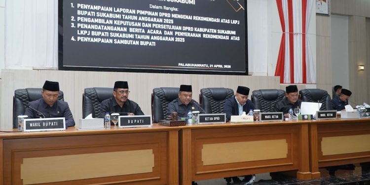 DPRD, Rapat Paripurna Bahas Rekomendasi LKPJ Bupati Sukabumi 2025