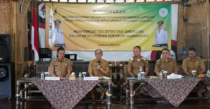 Muscab Apekkasi Sukabumi, sekda dorong sinergi camat untuk pembangunan daerah