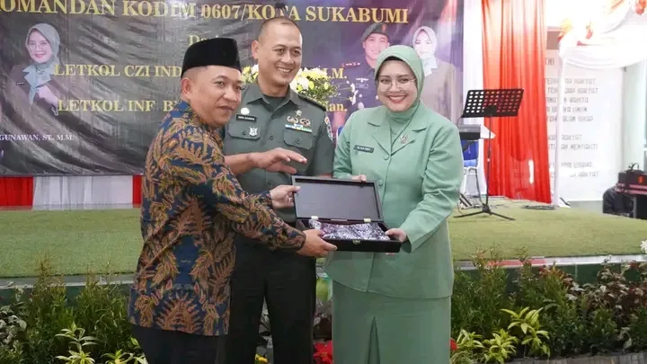 Wabup Sukabumi hadiri pisah sambut Dandim 0607, perkuat kolaborasi pembangunan daerah