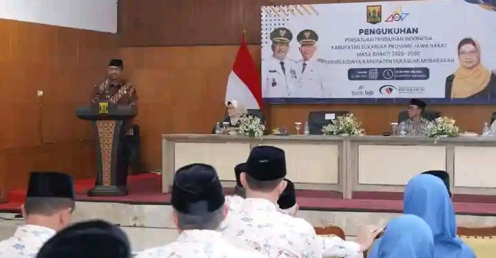 Bupati kukuhkan pengurus PPI Kabupaten Sukabumi masa bakti 2025-2030