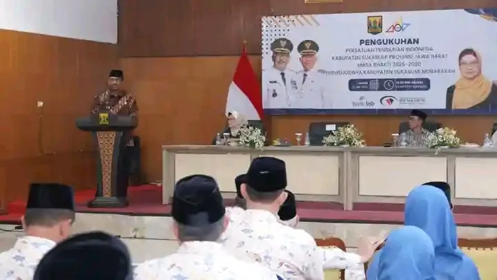 Bupati kukuhkan pengurus PPI Kabupaten Sukabumi masa bakti 2025-2030