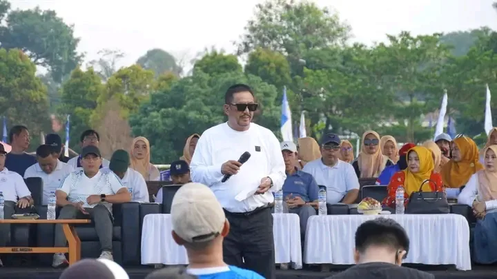 Pemkab Sukabumi hadirkan layanan masyarakat dalam gebyar nobar Persib di Nagrak