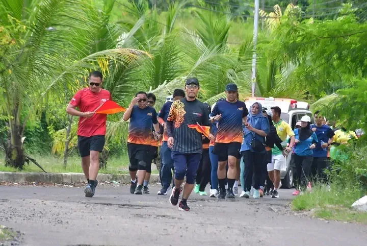 ASN Pemkab Sukabumi ikuti fun run 5 kilometer sambut ASN Run 2026