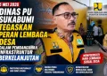 Dinas PU Sukabumi Tegaskan Peran Lembaga Desa dalam Pembangunan Infrastruktur Berkelanjutan