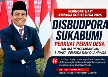 Peringati Hari Lembaga Sosial Desa 2026, Disbudpora Sukabumi Dorong Potensi Desa