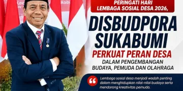 Peringati Hari Lembaga Sosial Desa 2026, Disbudpora Sukabumi Dorong Potensi Desa
