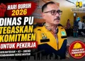 Momentum Hari Buruh 2026, Dinas PU Sukabumi Tegaskan Komitmen Kesejahteraan Pekerja