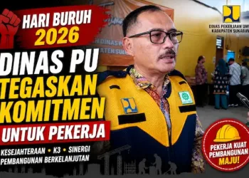 Momentum Hari Buruh 2026, Dinas PU Sukabumi Tegaskan Komitmen Kesejahteraan Pekerja